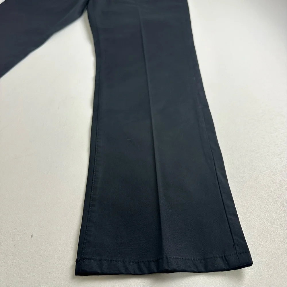 English laundry men size 36/32 straight leg flat front pants, black color (NWOT)